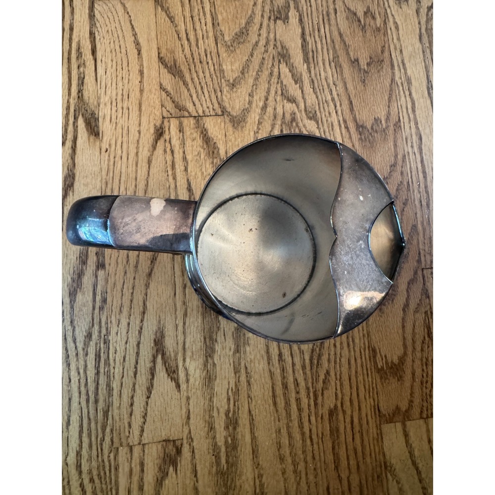 Vintage 1950's Reed & Barton Water Pitcher 32oz Ice Lip Silver plate Tankard - Picture 4 of 7